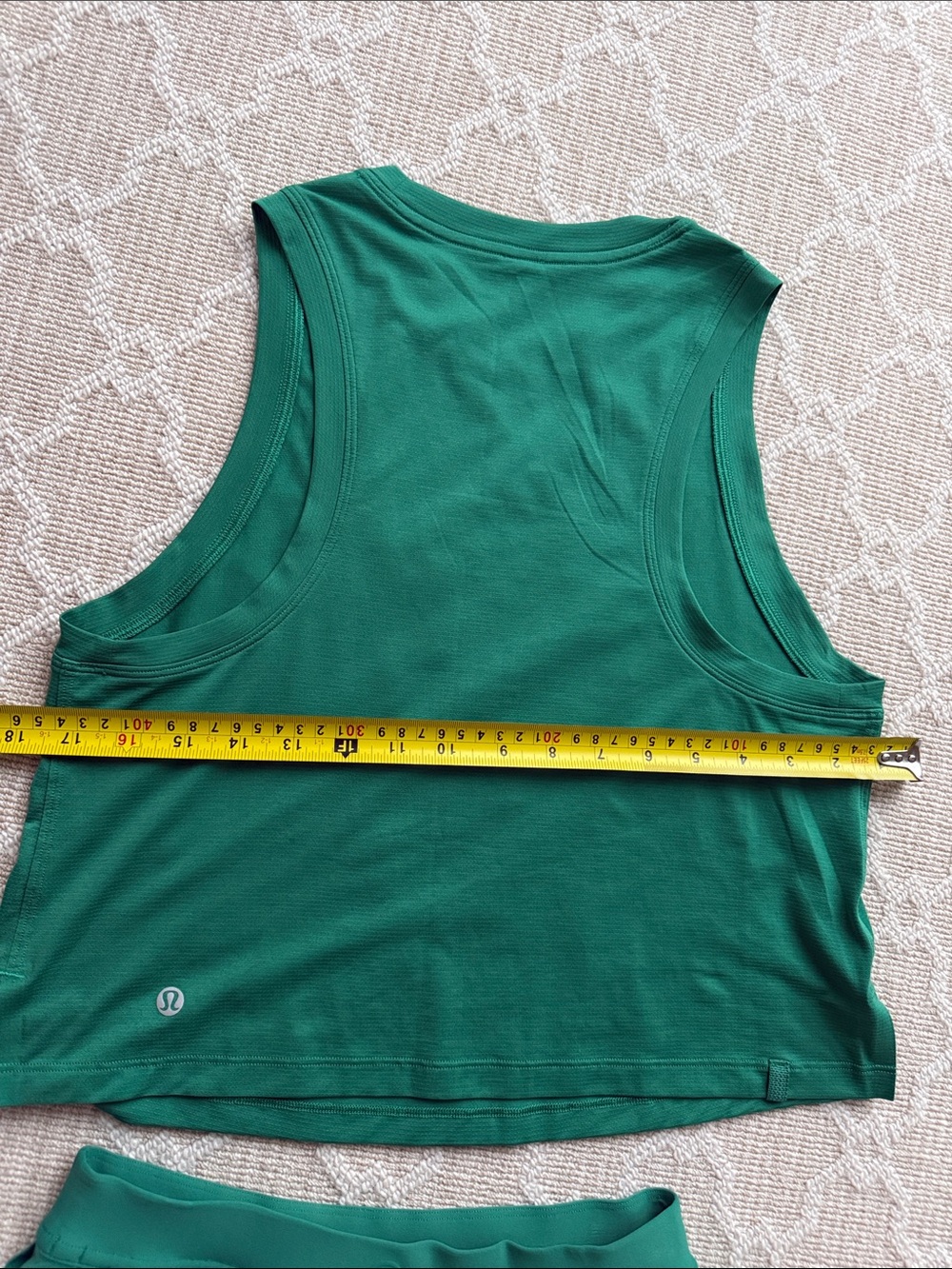 lululemon athletica green Pleated Tennis Skirt and Crop Tank Set - Picture 5 of 6
